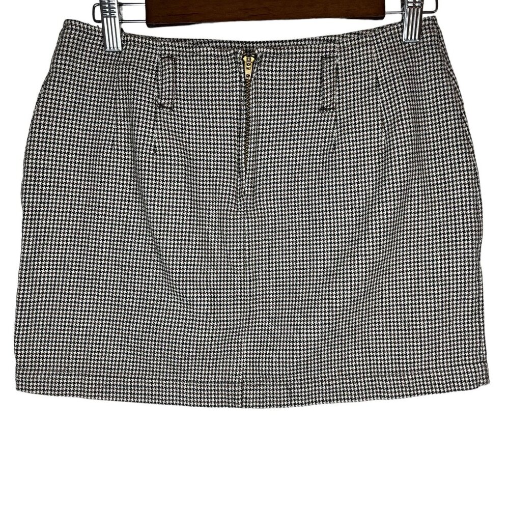 VTG Guess Houndstooth Mini Skirt S - Picture 3 of 4